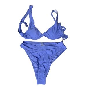 NWOT - Underwire High Waisted Bikini Swimsuit - Small